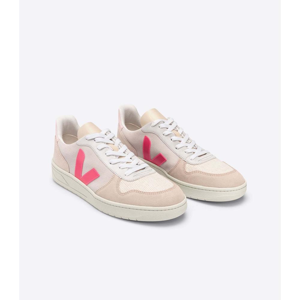 Veja V-10 SUEDE Sneakers Dames Beige | NL 642XYU